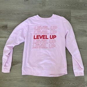 Oversized crew sweatshirt